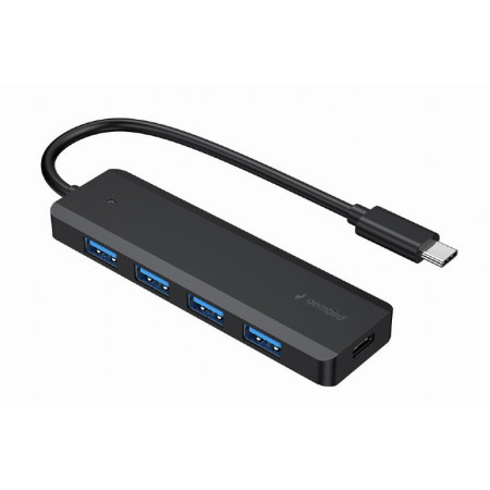 USB-C I/O Hub 4 Portai Juodas Gembird