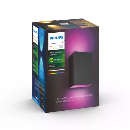 Philips Hue Resonate Kinkiet (juodas, 2x8)