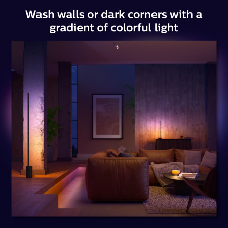 Philips Hue Signe Gradient Biuro Lempa Juoda