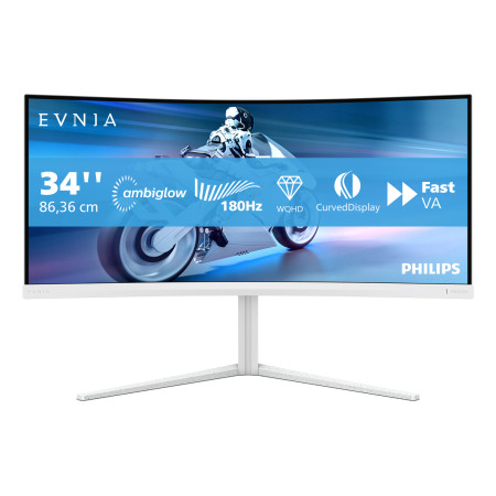 Philips 34M2C5501A - 34 colių UWQHD lenktas monitorius