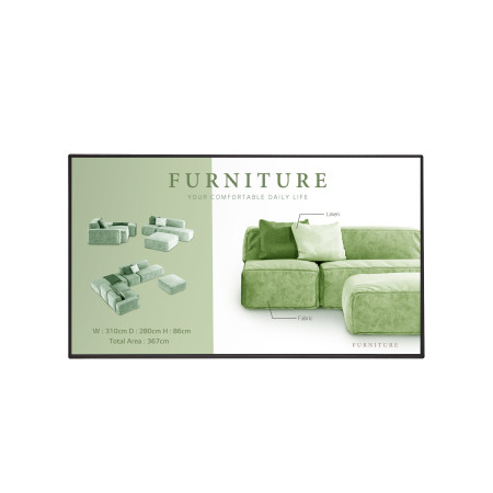 LG 65UM5N-H Skaitmeninis informacinis ekranas 165,1 cm (65")