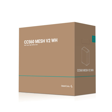 DeepCool CC560 MESH V2 WH „Midi Tower“ Balta