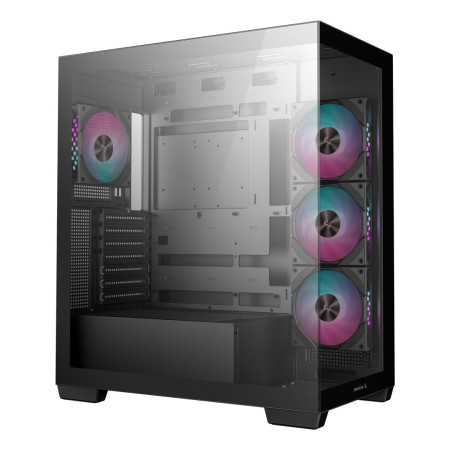 DeepCool CG580 4F „Midi Tower“ Juoda