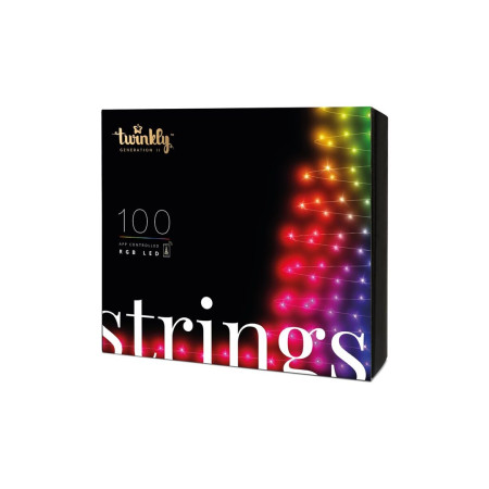 Twinkly Strings 100 Išmaniosios Kalėdų eglutės lemputės 100 LED RGB 8 m