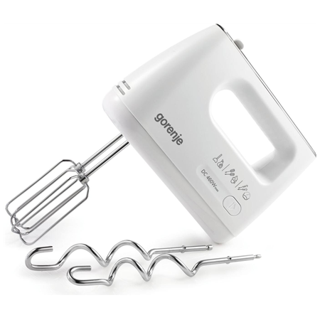 Gorenje | Hand Mixer | M460CDC | Hand Mixer | 460 W | Number of speeds 5 | Turbo mode | White