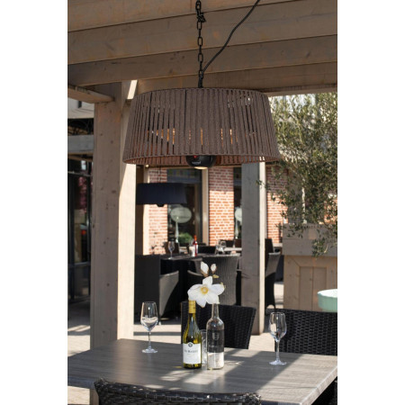 SUNRED | Heater | ARTIX M-HO BROWN, Corda Bright Hanging | Infrared | 1800 W | Brown | IP24