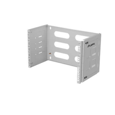 Lanberg Folding Bracket Wall-mount 19" 6U | FB01-5406-10S | Grey