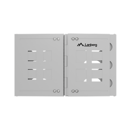 Lanberg Folding Bracket Wall-mount 19" 6U | FB01-5406-10S | Grey