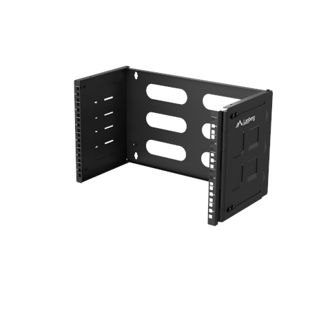Lanberg Folding Bracket Wall-mount 19" 6U | FB01-5406-10B | Black