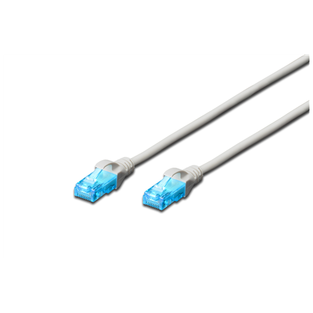 Digitus | Patch cord | UTP | Grey | RJ45 | RJ45