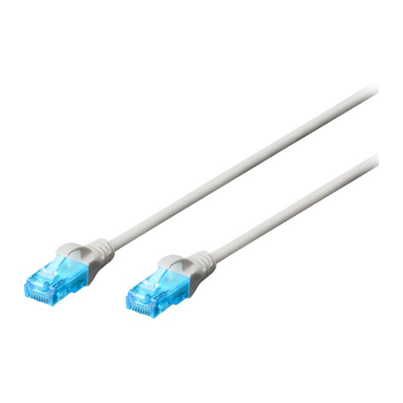 Digitus | Patch cord | UTP | Grey | RJ45 | RJ45