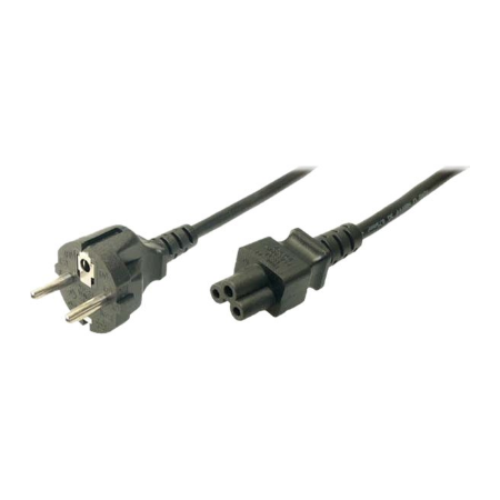 Logilink | Black CEE7/7 Schuko | C5 coupler