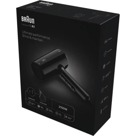 Braun HD4.1 plaukų džiovintuvas 2200 W juodas