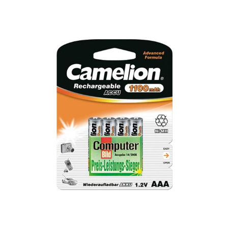 Camelion | AAA/HR03 | 1100 mAh | Rechargeable Batteries Ni-MH | 4 pc(s)