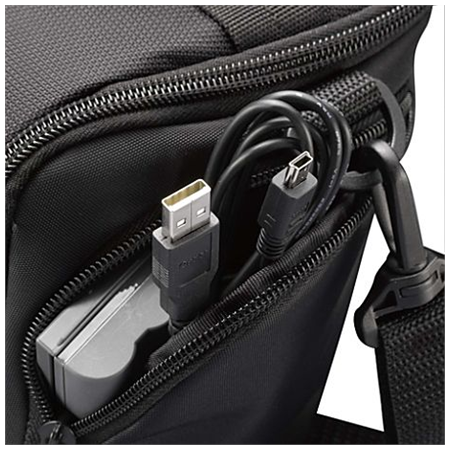 Case Logic | DCB-306 SLR Camera Bag | Black | * Designed to fit an SLR camera with standard zoom lens attached * Internal zipper