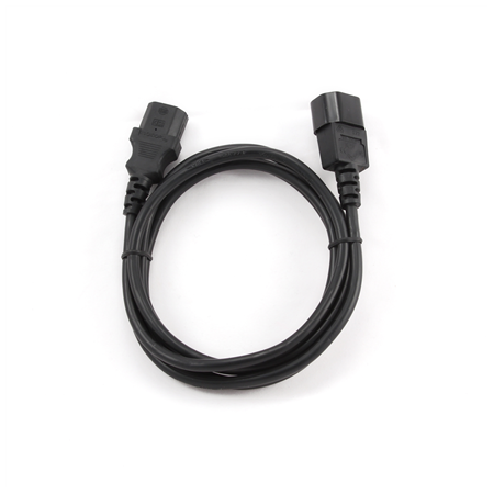Cablexpert | PC-189-VDE power extension cable 1.8 meter | Black C14 coupler | C14 coupler