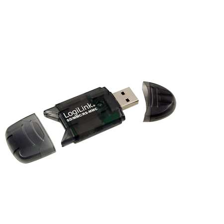 Logilink | Cardreader USB 2.0 Stick external for MMC, RS-MMC, SD and SD HC