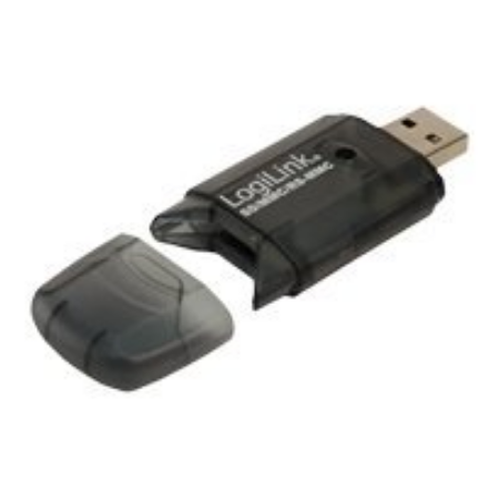 Logilink | Cardreader USB 2.0 Stick external for MMC, RS-MMC, SD and SD HC