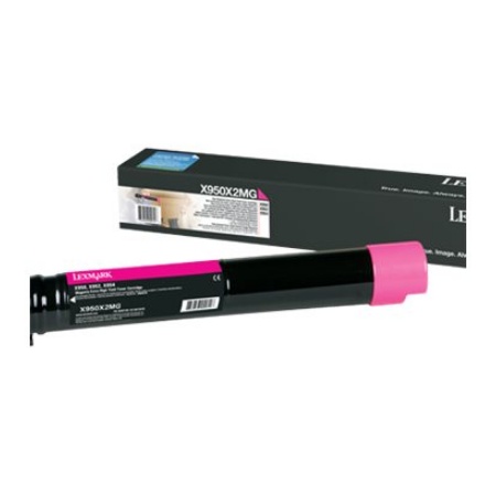 Lexmark X950X2MG | X95x Magenta Extra High Yield Toner Cartridge (22K) | Cartridge | Magenta
