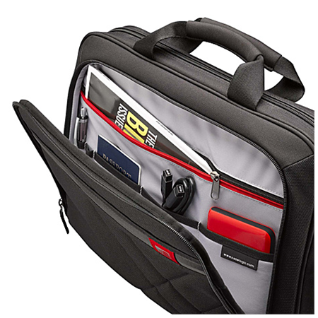 Case Logic | DLC115 | Fits up to size 15 " | Messenger - Briefcase | Black | Shoulder strap