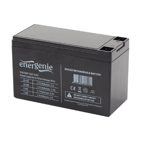 EnerGenie | Rechargeable battery for UPS | BAT-12V7.5AH