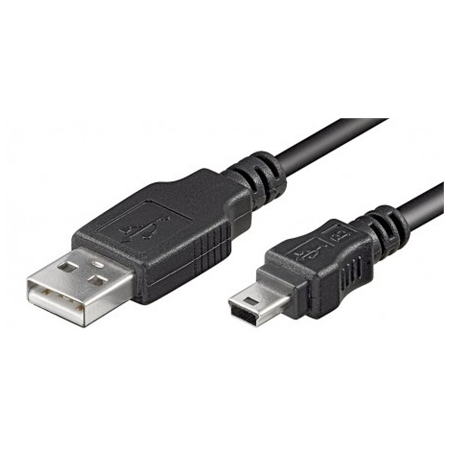 Logilink | USB MINI-B 5-pin 180 Cert 1.8m | USB-A to mini-USB Mini-USB B | USB A