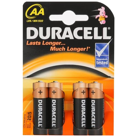 Duracell | AA/LR6 | Alkaline Basic MN1500 | 4 pc(s)