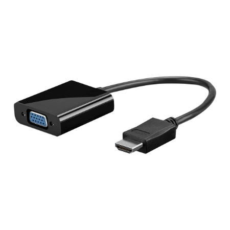Goobay | HDMI/VGA adapter, nickel plated | 68793 | Black | HDMI male (type A) | VGA female (15-pin)