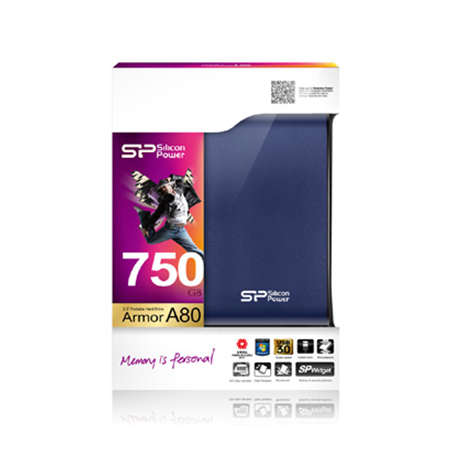 Armor A80 2TB | 2000 GB | 2.5 " | USB 3.1 | Blue