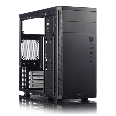 Fractal Design | CORE 1100 | Black | Micro ATX | Power supply included No | ATX PSUs, up to 185mm if a typical-length optical dr