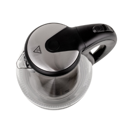 Kettle | Adler | Kettle | AD 1224 | Standard | 2000 W | 1.5 L | Glass | 360° rotational base | Black