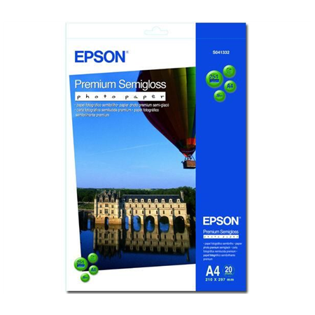 Premium Semigloss Photo Paper, DIN A4, 251g/mÂ², 20 Sheets | A4