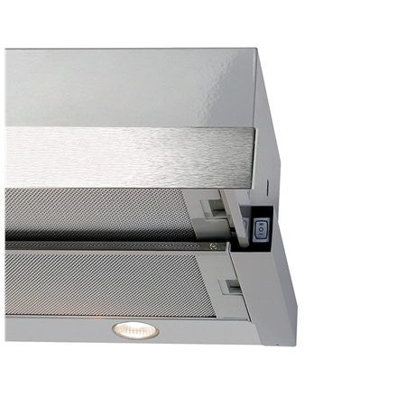 CATA | Hood | TF 2003 Duralum 600 | Telescopic | Energy efficiency class C | Width 60 cm | 390 m³/h | Mechanical control | LED |