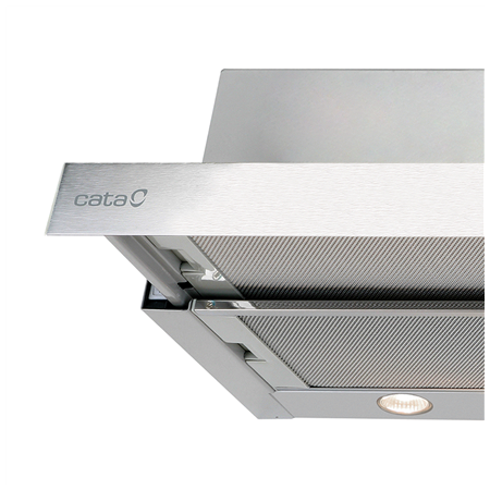 CATA | Hood | TF 2003 Duralum 600 | Telescopic | Energy efficiency class C | Width 60 cm | 390 m³/h | Mechanical control | LED |