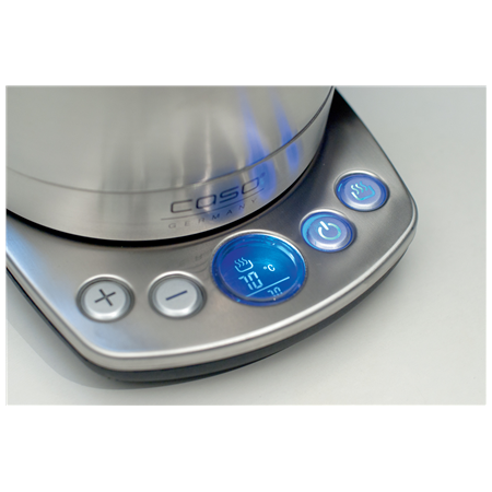 Caso | WK 2200 | With electronic control | 2200 W | 1.7 L | Stainless steel | 360° rotational base | Stainless steel