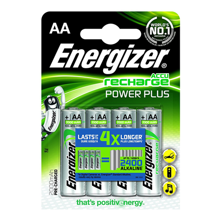 Energizer | AA/HR6 | 2000 mAh | Rechargeable Accu Power Plus Ni-MH | 4 pc(s)