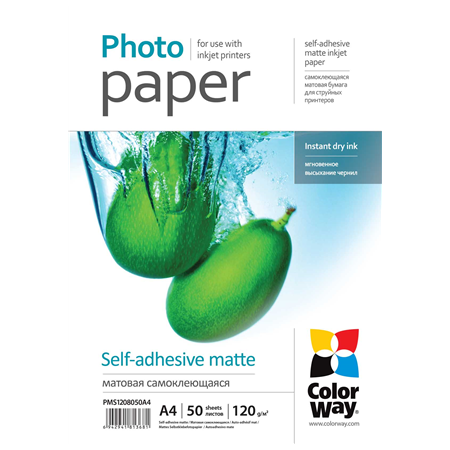 120 g/m² | A4 | Matte self-adhesive Photo Paper