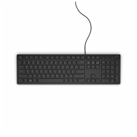 Dell | KB216 | Standard | Wired | Russian | Black | 503 g | Numeric keypad