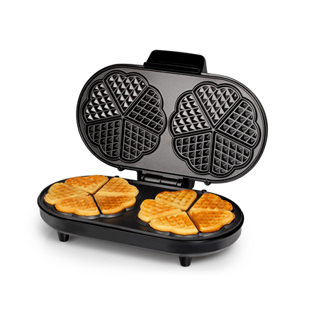 Tristar | Waffle maker | WF-2120 | 1200 W | Number of pastry 10 | Heart shaped | Black