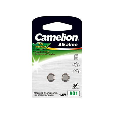 Camelion | AG1/LR60/LR621/364 | Alkaline Buttoncell | 2 pc(s)