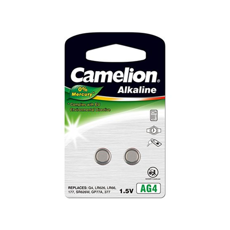Camelion | AG4/LR66/LR626/377 | Alkaline Buttoncell | 2 pc(s)