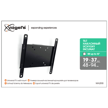 Vogels | Wall mount | MA2010-A1 Tilt | Tilt | 26-40 " | Maximum weight (capacity) 30 kg | Black
