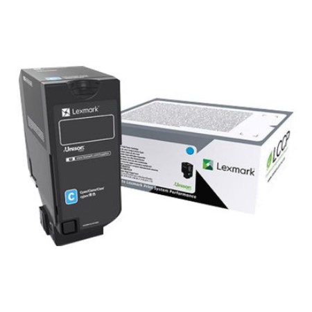 Lexmark CS72x Cyan Standard Yield Toner Cartridge | Lexmark 74C0S20 | CS720 Cyan Standard Yield Toner Cartridge | Cartridge | Cy