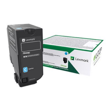 Lexmark Lexmark High Capacity Cyan Return Programme 84C2HC0 Toner Cartridge | Lexmark Cyan