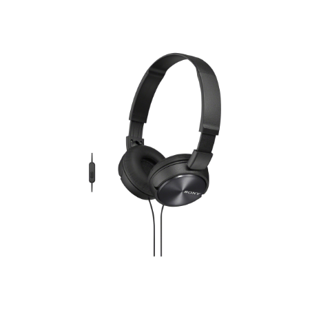 Sony | Foldable Headphones | MDR-ZX310 | Wired | On-Ear | Black