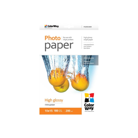 200 g/m² | 10x15 | High Glossy Photo Paper