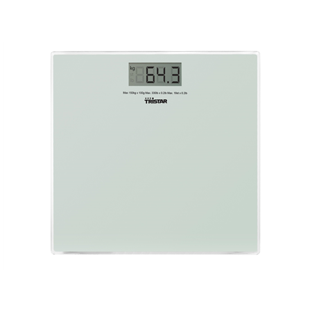 Tristar | Bathroom scale | WG-2419 | Maximum weight (capacity) 150 kg | Accuracy 100 g | White