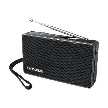 Muse | M-030R | 2-band portable radio | Black