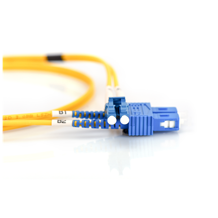 Digitus | Patch Cord | DK-2932-02 | Cable diameter 3 mm; Cable type: I-VH 2E9/125µ; Fiber diameter: 09/125µ; Connector 1/2: LC/S