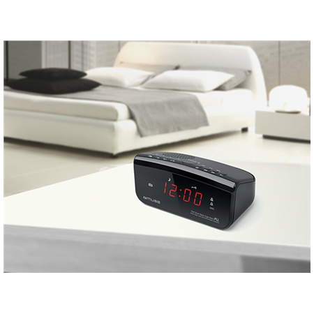 Muse | Clock radio PLL | M-12CR | Alarm function | Black